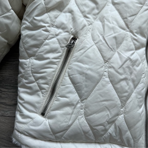 Lucky Brand Reversible Faux Sherpa Jacket Coat Size Medium - Picture 14 of 16